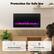 Protection for Safe Use
Overheat Protection
Once the fireplace reaches a certain temperature, it will automatically shut off
ETL Certification
Makes it a safe enough device to be used at home