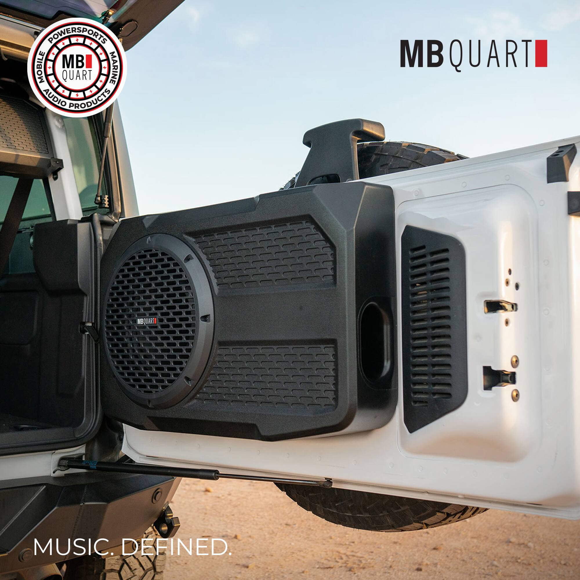 POWERSPORTS MOBILE MARINE QUART AUDIO PRODUCTS MB QUART MUSIC. DEFINED.