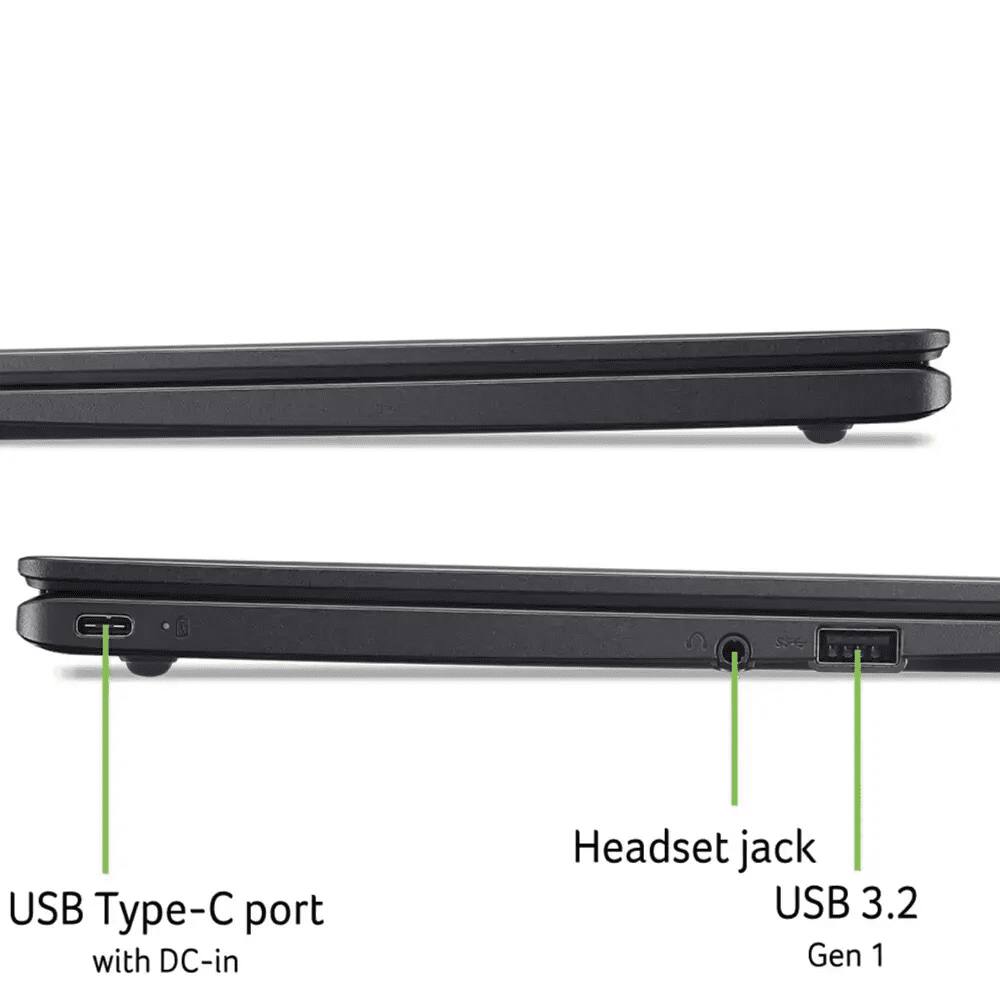USB Type-C port with DC-in  
Headset jack  
USB 3.2 Gen 1