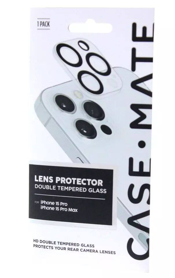 Case-Mate - CaseMate Lens Protector for Apple iPhone 15 Pro and 15 Pro Max - Clear