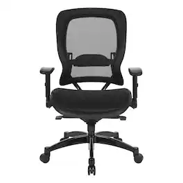 OSP Home Furnishings - Manager's Breathable Mesh - Black