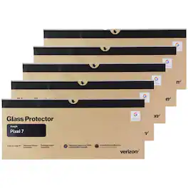 Verizon - Verizon/Belkin Glass Screen Protectors for Google Pixel 7 - (5-Pack) BULK PKG* - Clear