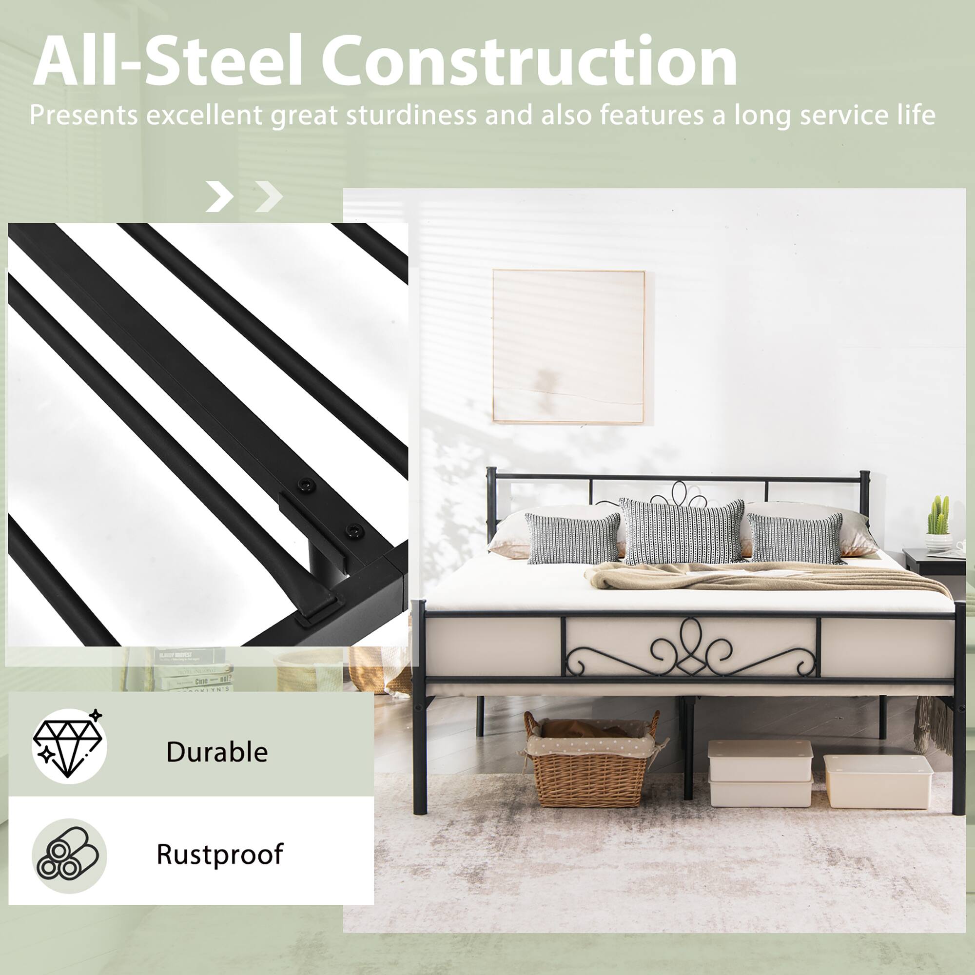 All-Steel Construction, Presents excellent great sturdiness and also features a long service life, I Cw Durable, Rustproof