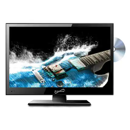 Front. Supersonic - 15.6" 12 Volt ACDC LED HDTV with DVD Player, USB, SD Card Reader and HDMI.