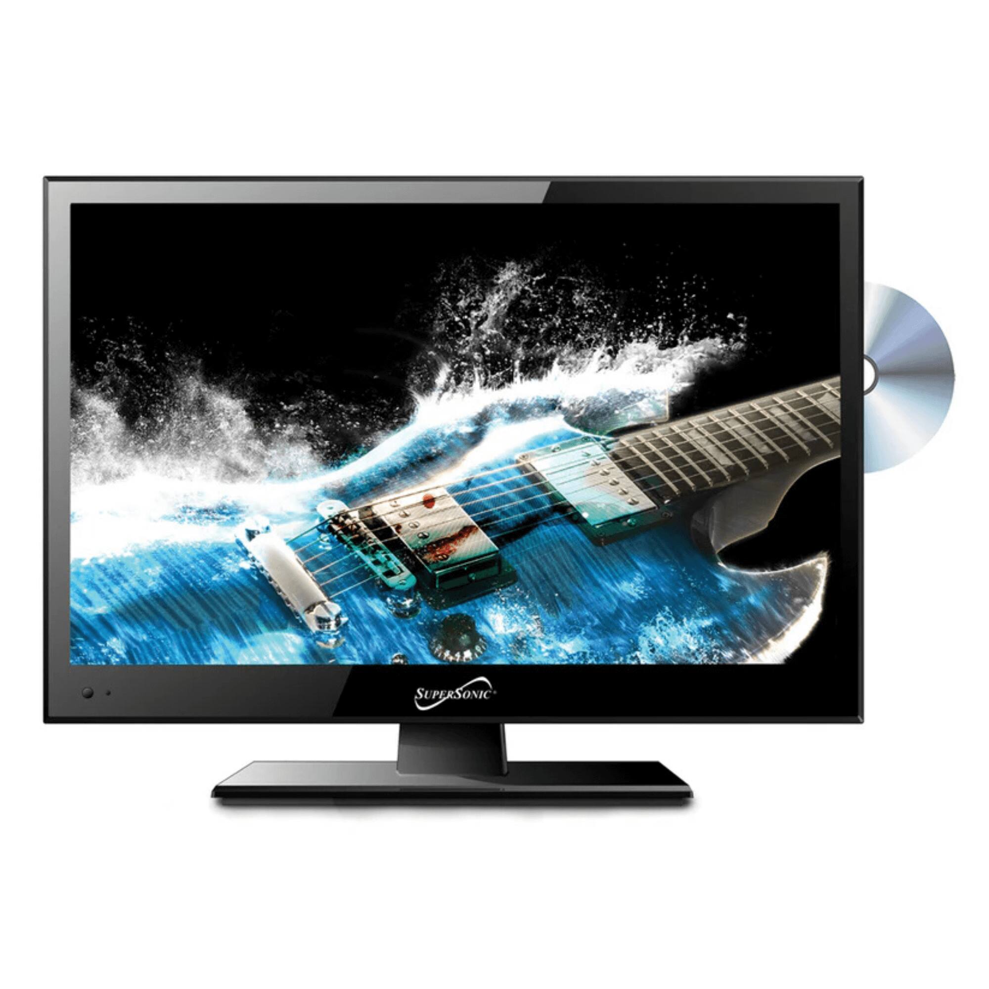 Front. Supersonic - 15.6" 12 Volt ACDC LED HDTV with DVD Player, USB, SD Card Reader and HDMI.