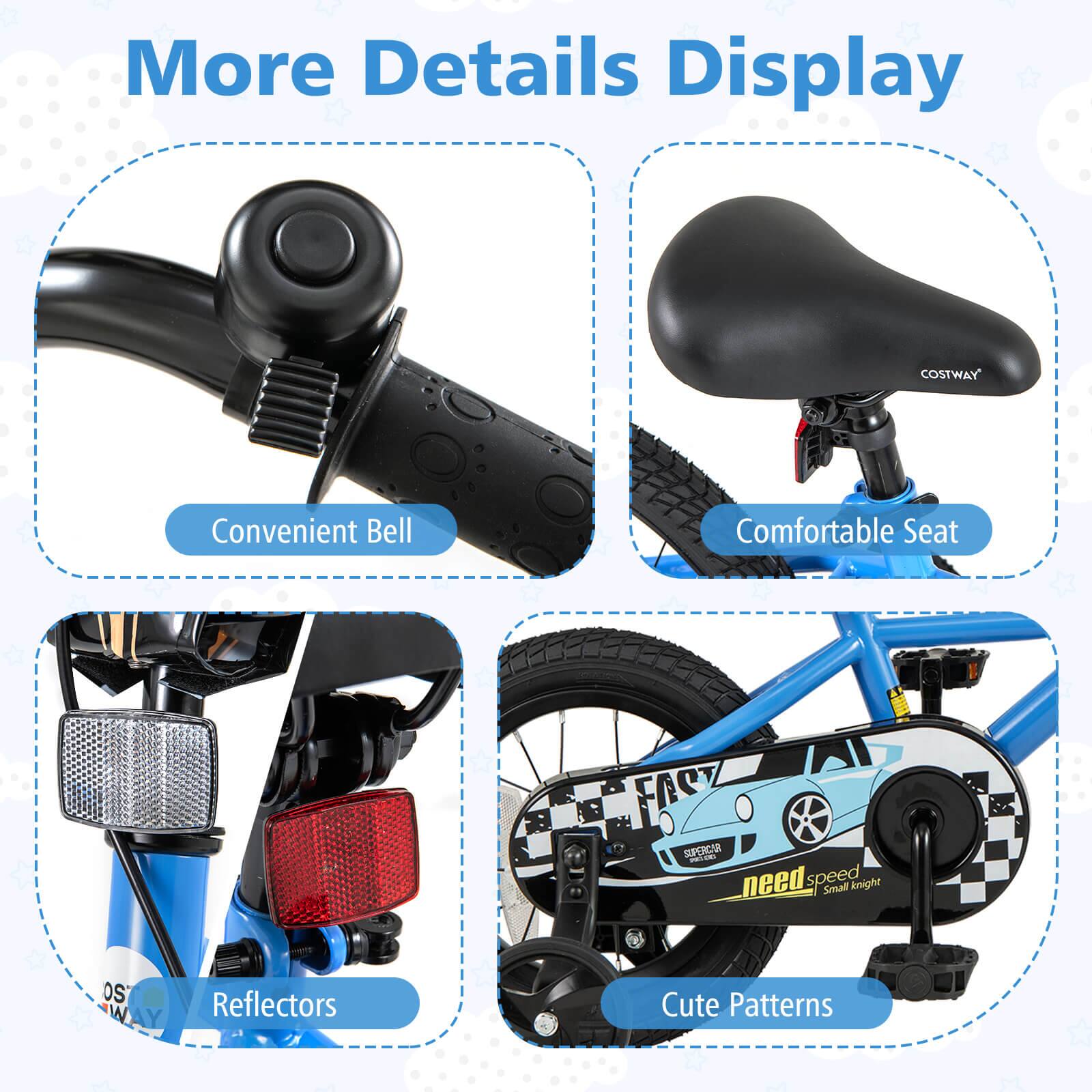 More Details Display

- Convenient Bell
- Comfortable Seat
- Reflectors
- Cute Patterns