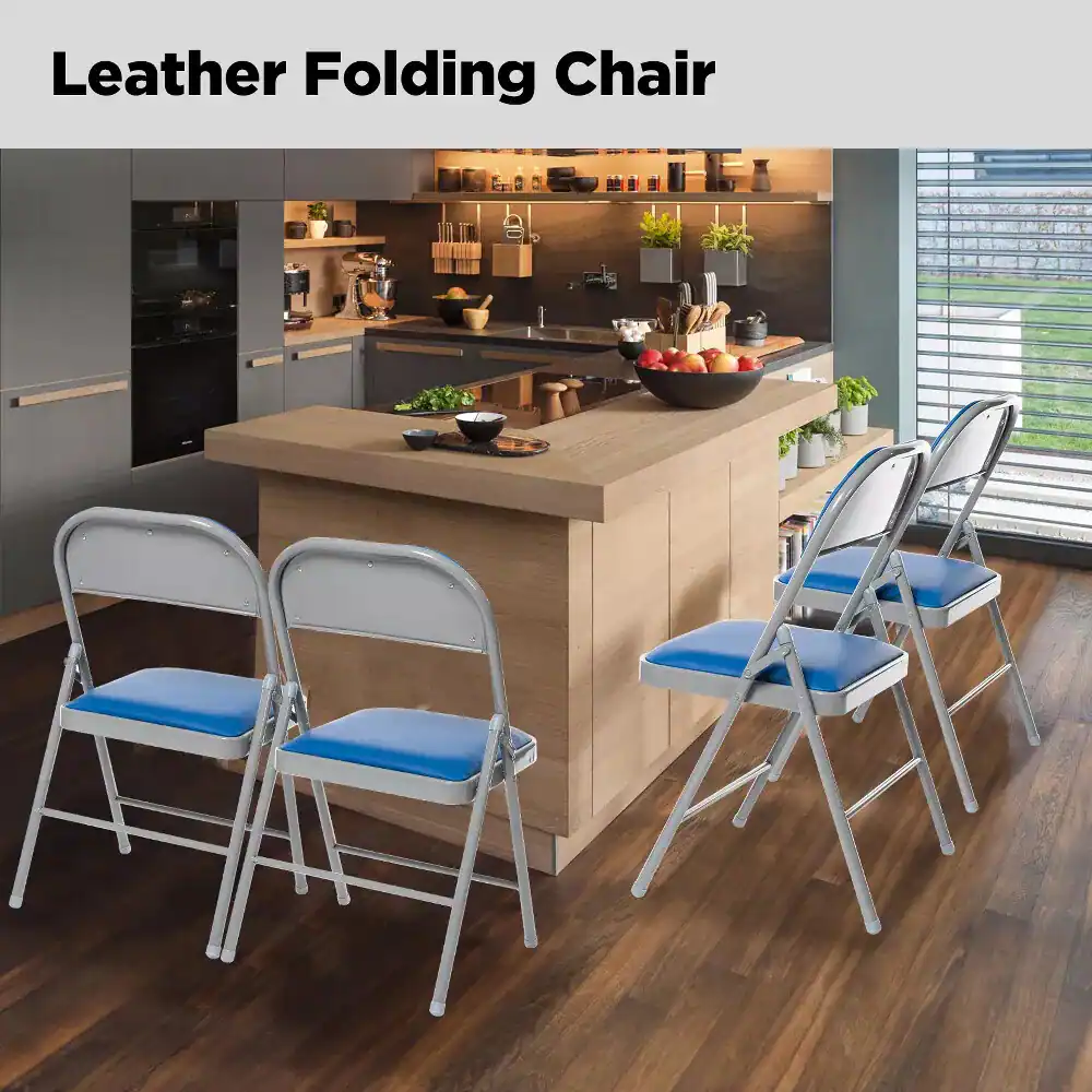 Leather Folding Chair