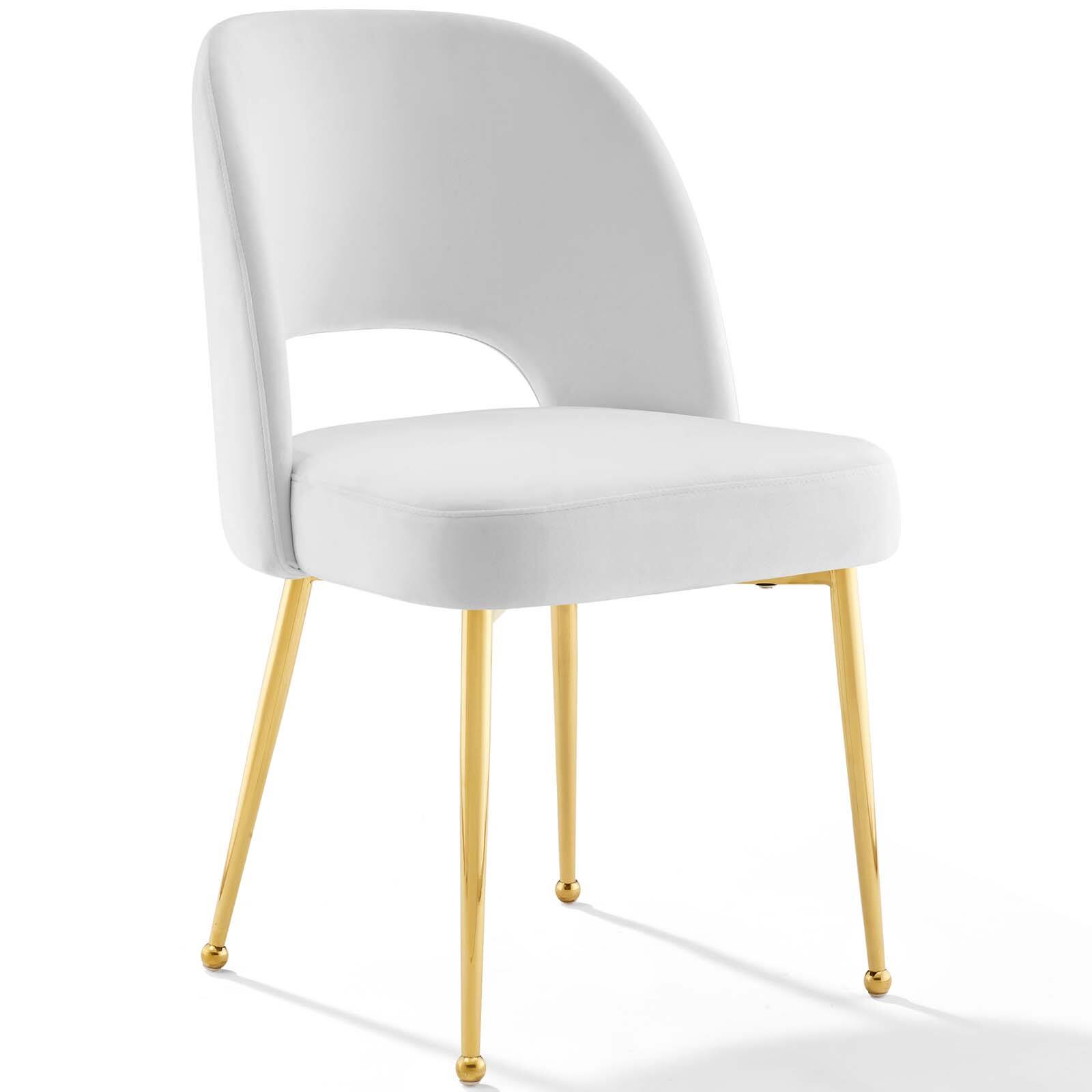 Angle. Modway - Rouse Dining Room Side Chair by Modway - White.