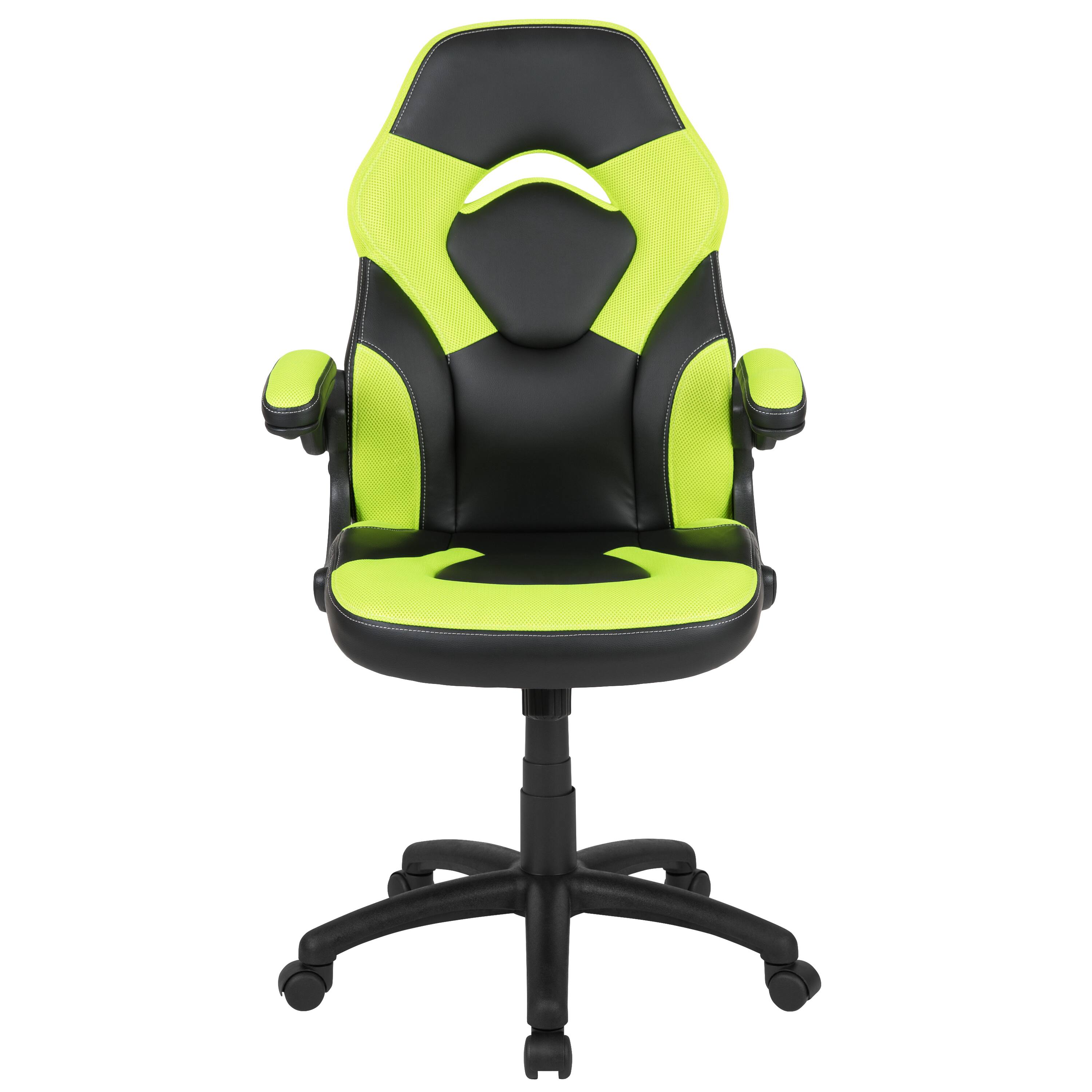 Alt View 7. Emma + Oliver - Z100 Gaming Chair Racing Office Ergonomic Computer PC Adjustable Swivel Chair - Neon Green.