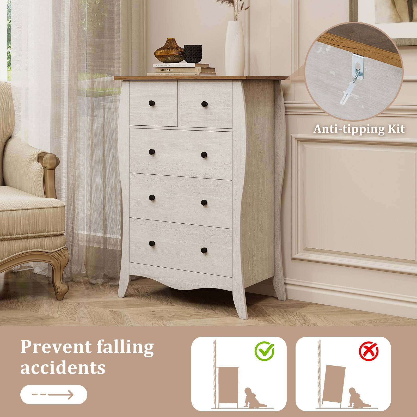 Anti-tipping Kit

Prevent falling accidents