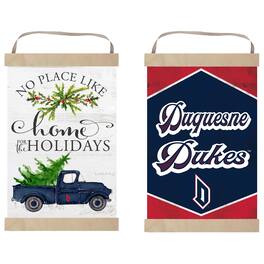 Jardine - Duquesne Dukes 12" x 20" Reversible Banner Sign - White