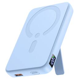 Trigiz - Magnetic Power Bank, 12,000mAh Portable Charger with 20W USB-C Fast Charging for iPhone 13-17 Series - DarkBlue