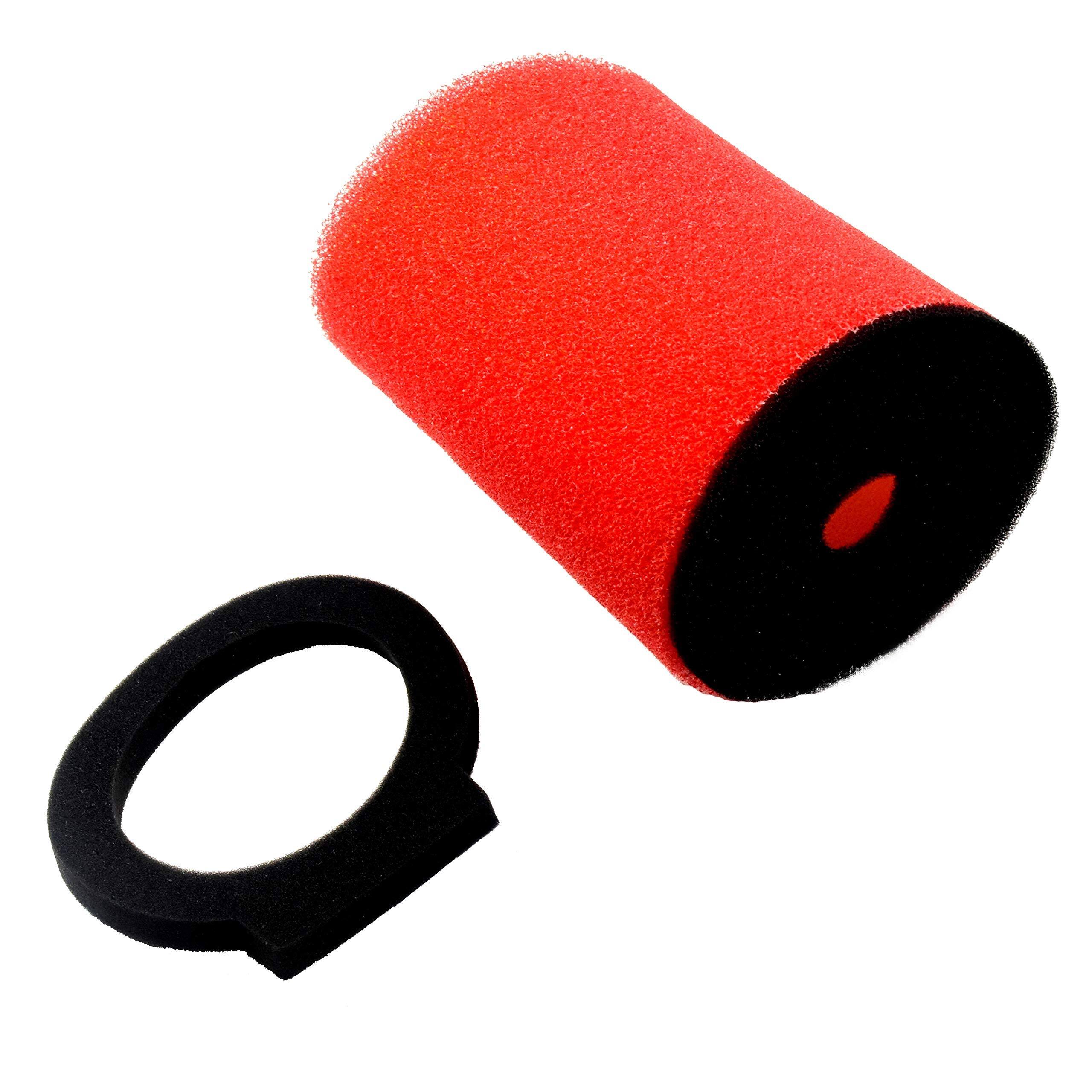 Alt View 5. HQRP - Air Filter Cartridge Replacement for Yamaha 1YW-14451-00-00, UNI NU3232ST, Timberwolf 250, Big Bear 350.