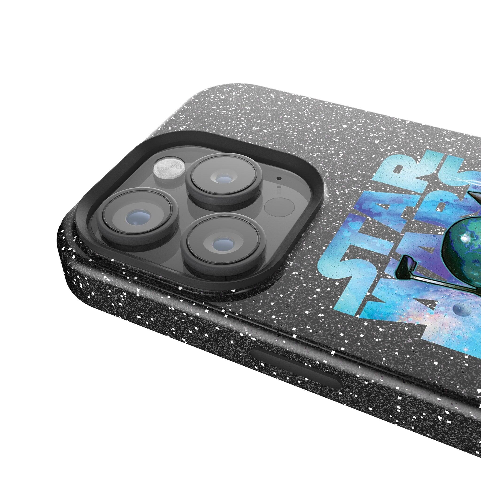 Back. Keyscaper - Star Wars: The Empire Strikes Back Portrait Collage Black Bling Phone Case - Apple iPhone 16 Plus - Boba Fett.