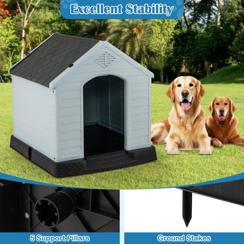 Excellent Stability

5 Support Pillars

Ground Stakes