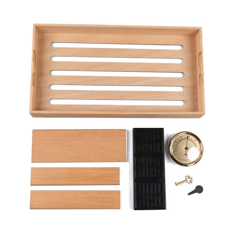 Alt View 2. Prestige - Broadway Cigar Humidor - Hand Rubbed Lacquer Finish.