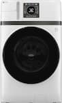 GE Profile - UltraFast 4.6 Cu. Ft. High-Efficiency Smart Front Load Washer and Electric Dryer Combo with Steam and Ventless Heat Pump - White