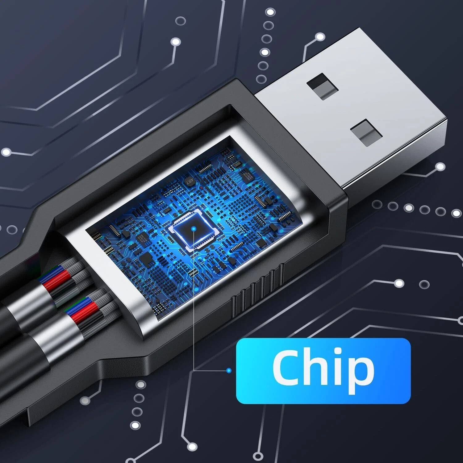 Back. Home Collection - 2-Pack USB 2.0 Male to Dual Female Jack Y Splitter Hub Power Cord Adapter Cable.