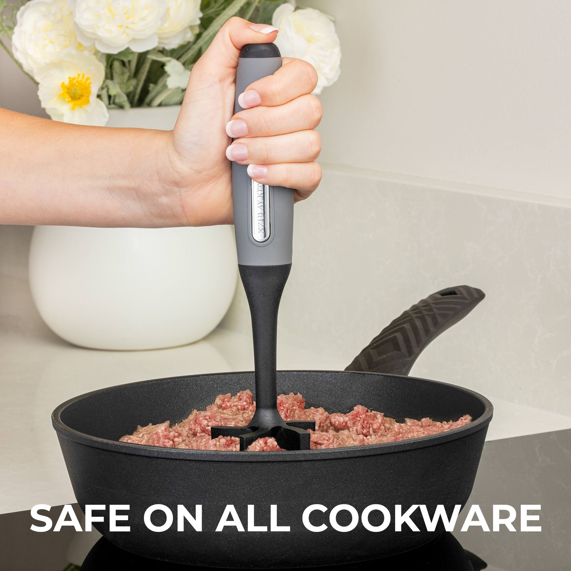 SAFE ON ALL COOKWARE