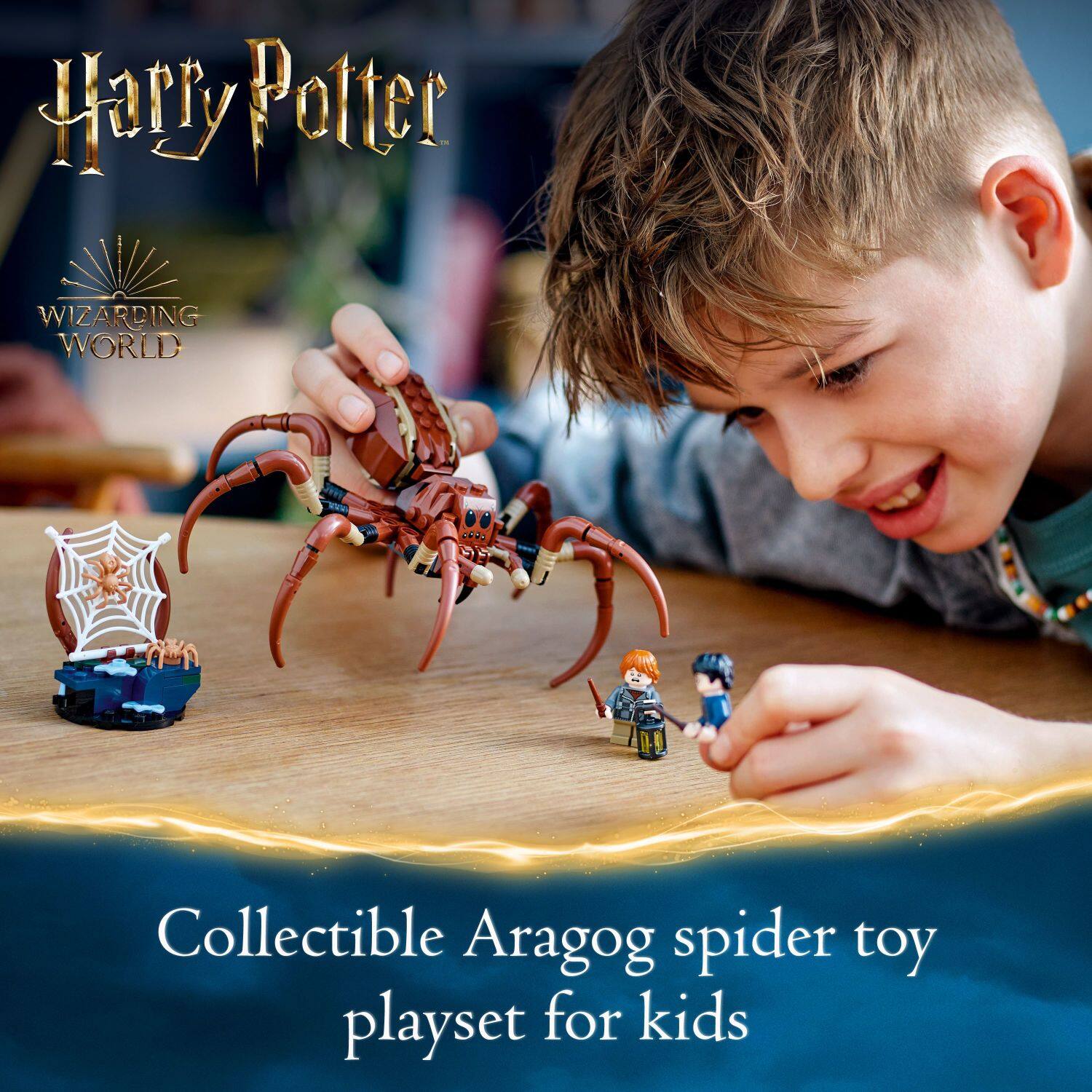 Harry Potter Wizarding World Collectible Aragog Spider Toy Playset for Kids