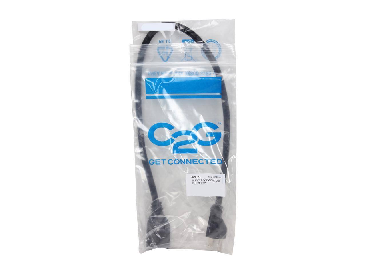 PE-LI FCT H 01800 3585 1H C C2l 2 GET CONNECTED #29929 DA 1 TAIAS Jt POIER EXTENSION CORD 41R T 5100