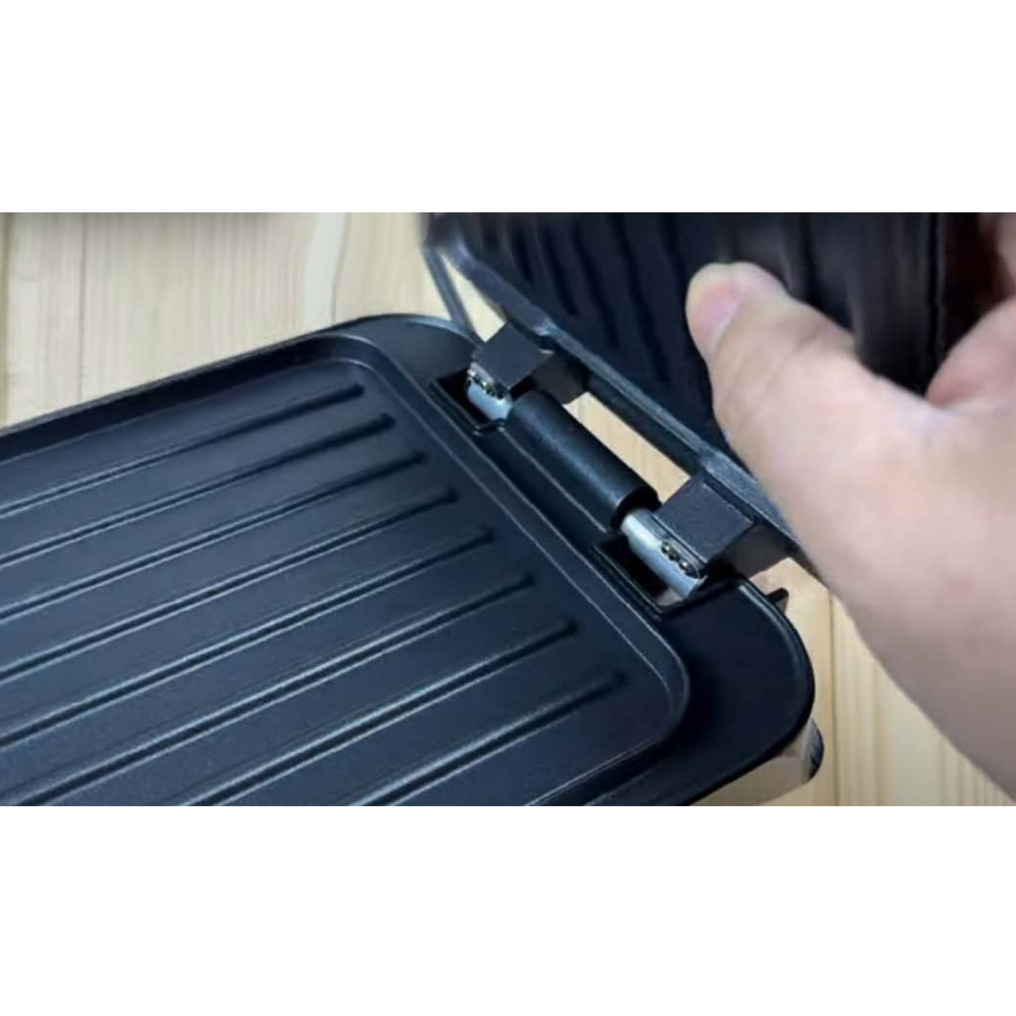Alt View 2. George Foreman - Classic Plate Electric Indoor Grill and Panini Press - Black.