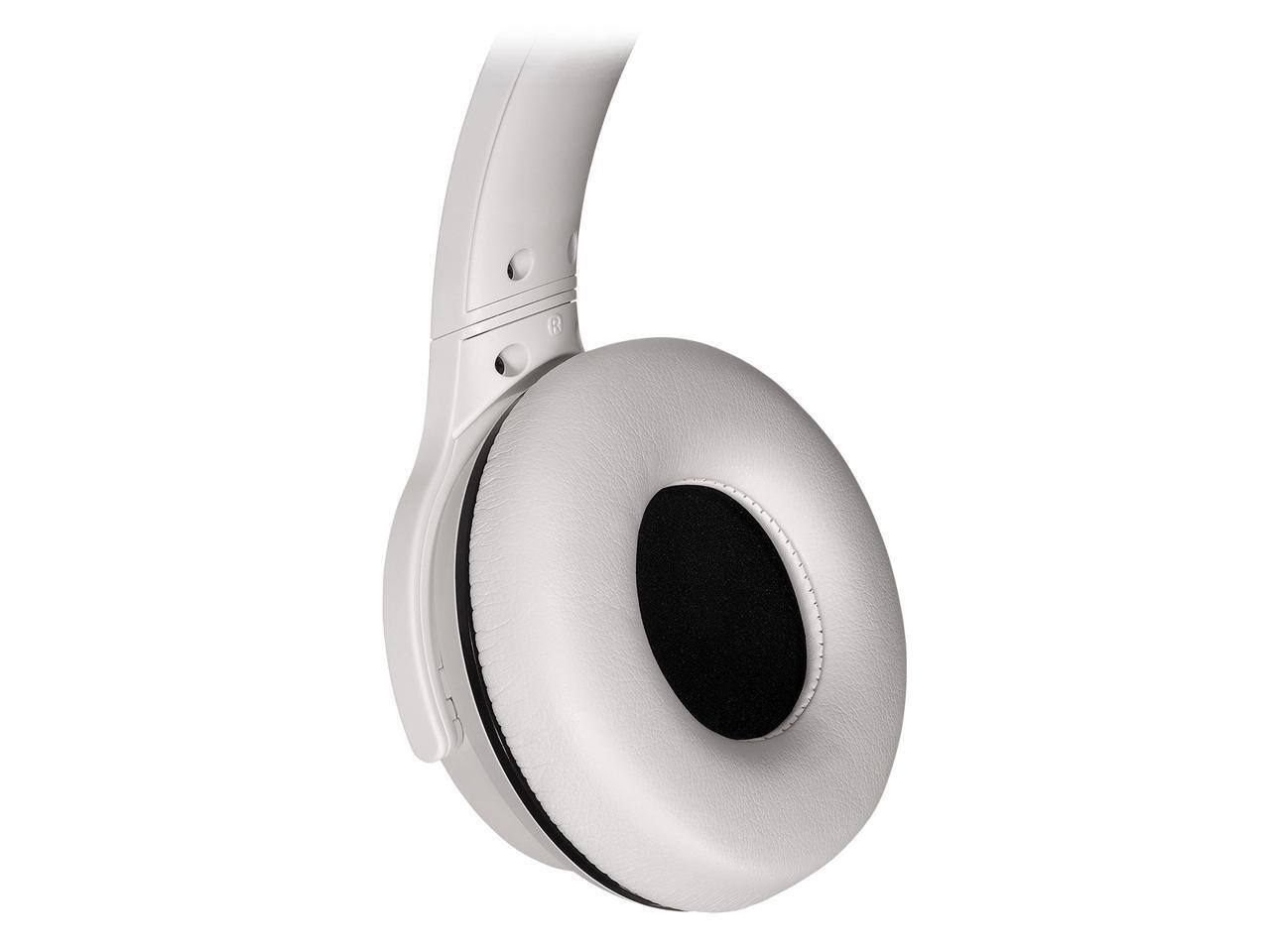 Alt View 6. Audio-Technica - ATH-S220BT Wireless On-Ear Headphones (White) - White.