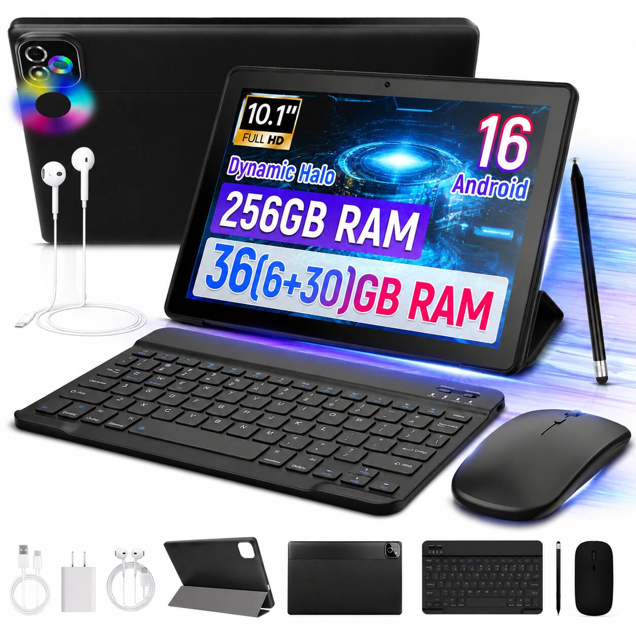 10.1" FULL HD 16 Dynamic Halo Android 256GB 36(6+30)GB RAM