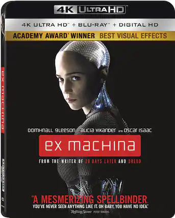 Front. Ex Machina - 4K Blu-Ray.