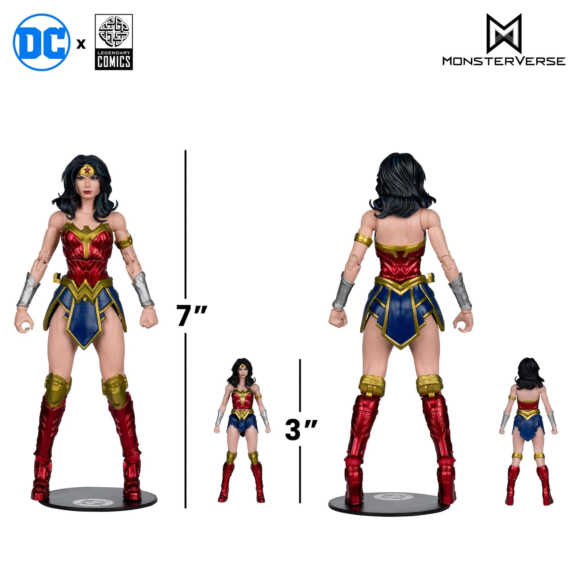 McFarlane Toys DC Multiverse x Monsterverse | Wonder Woman vs