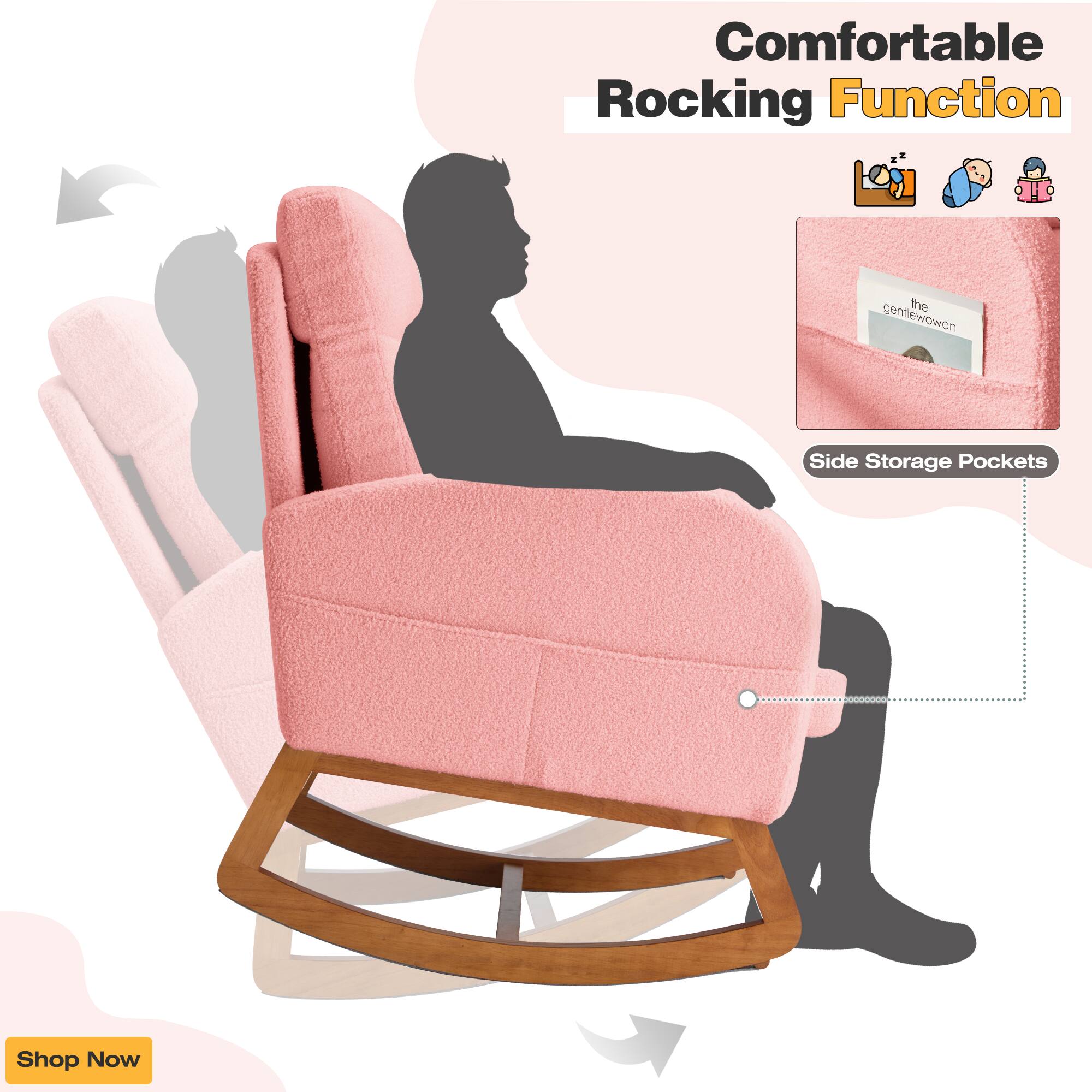 Comfortable Rocking Function

Side Storage Pockets

Shop Now