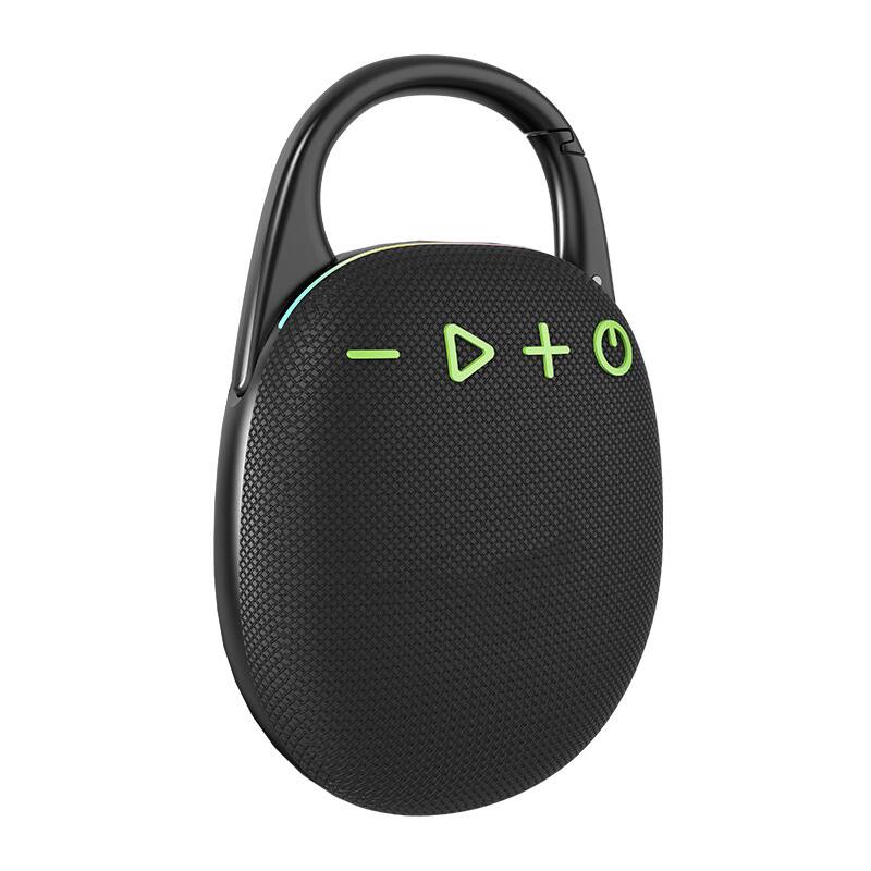 Front. Cluzine - Wireless Cloth Surface Portable Speaker Support Bluetooth TF TWS USB AUX FM with RGB Light.