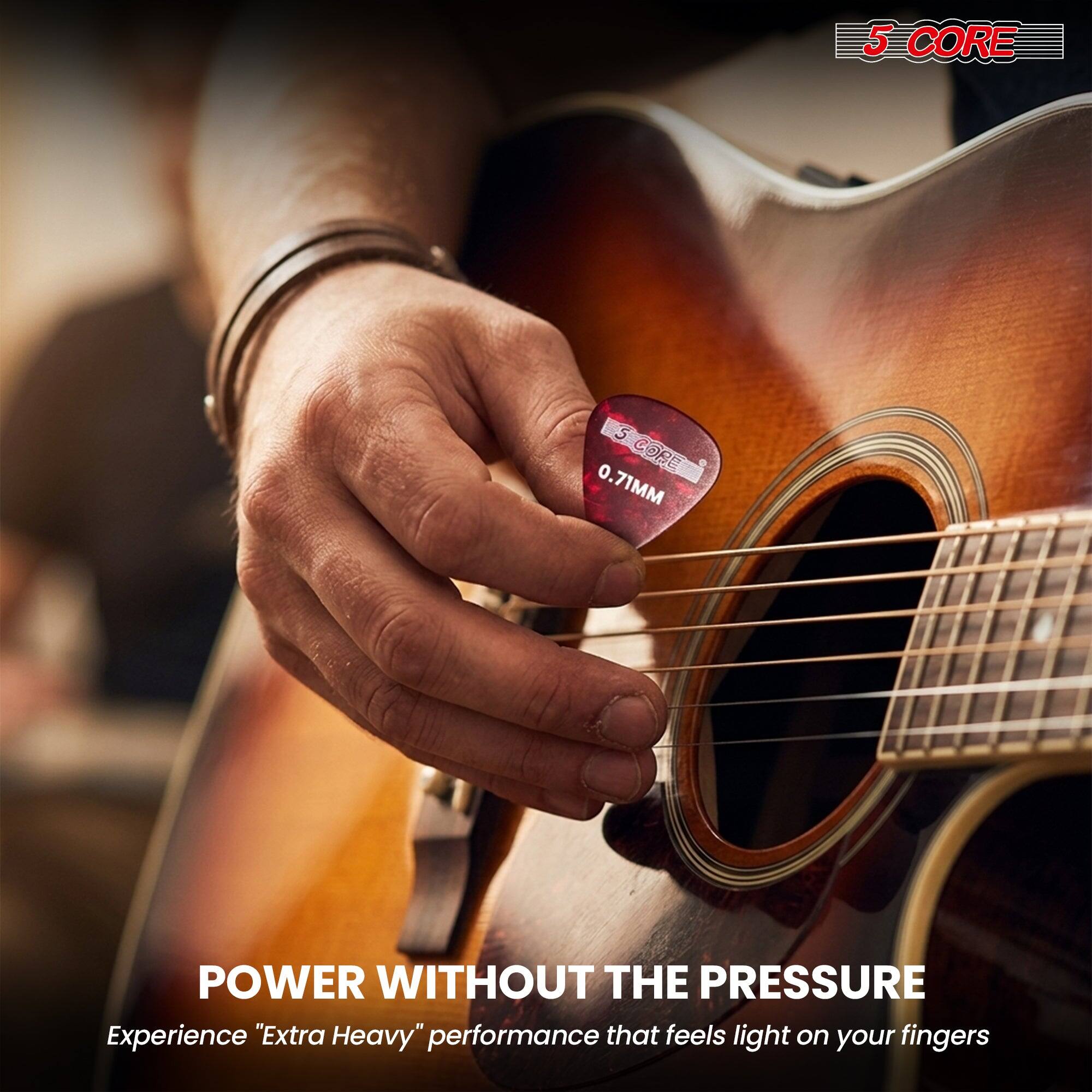 5 CORE  
0.71MM  
POWER WITHOUT THE PRESSURE  
Experience "Extra Heavy" performance that feels light on your fingers