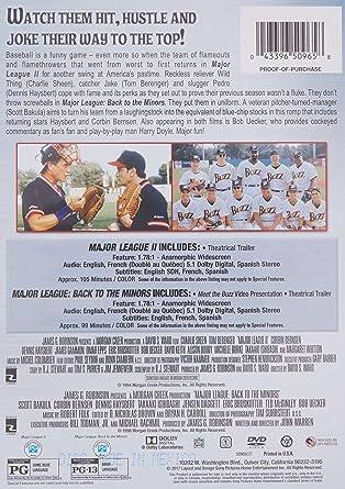 Alt View 1. Major League II / Major League: Back to the Minors   - DVD.