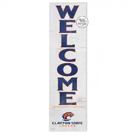 Jardine - Clayton State Lakers 10'' x 35'' Indoor/Outdoor Welcome Sign - White