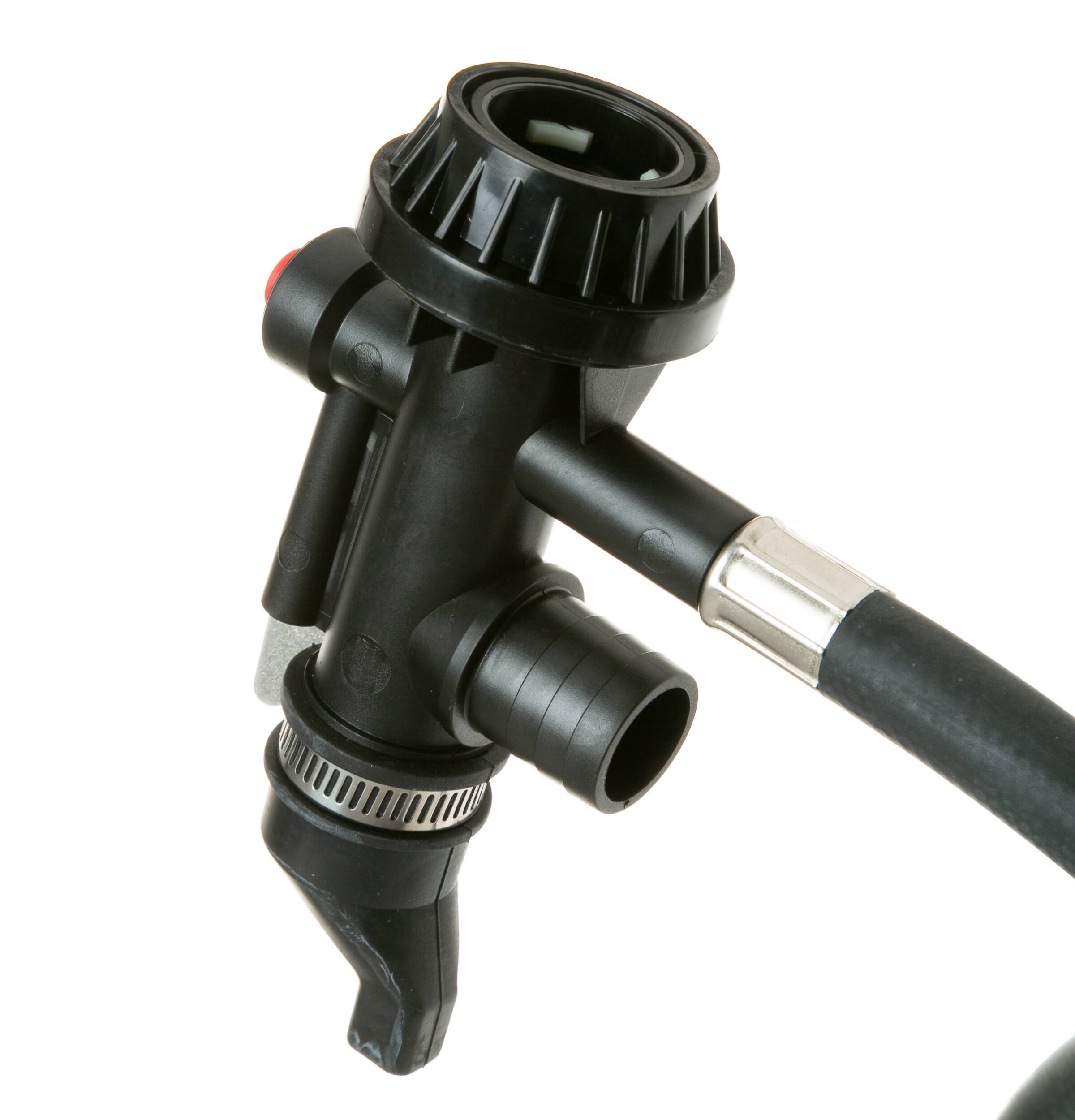 Alt View 1. GE - Water Fill Nozzle and Cap for Select GE Washers - Black.