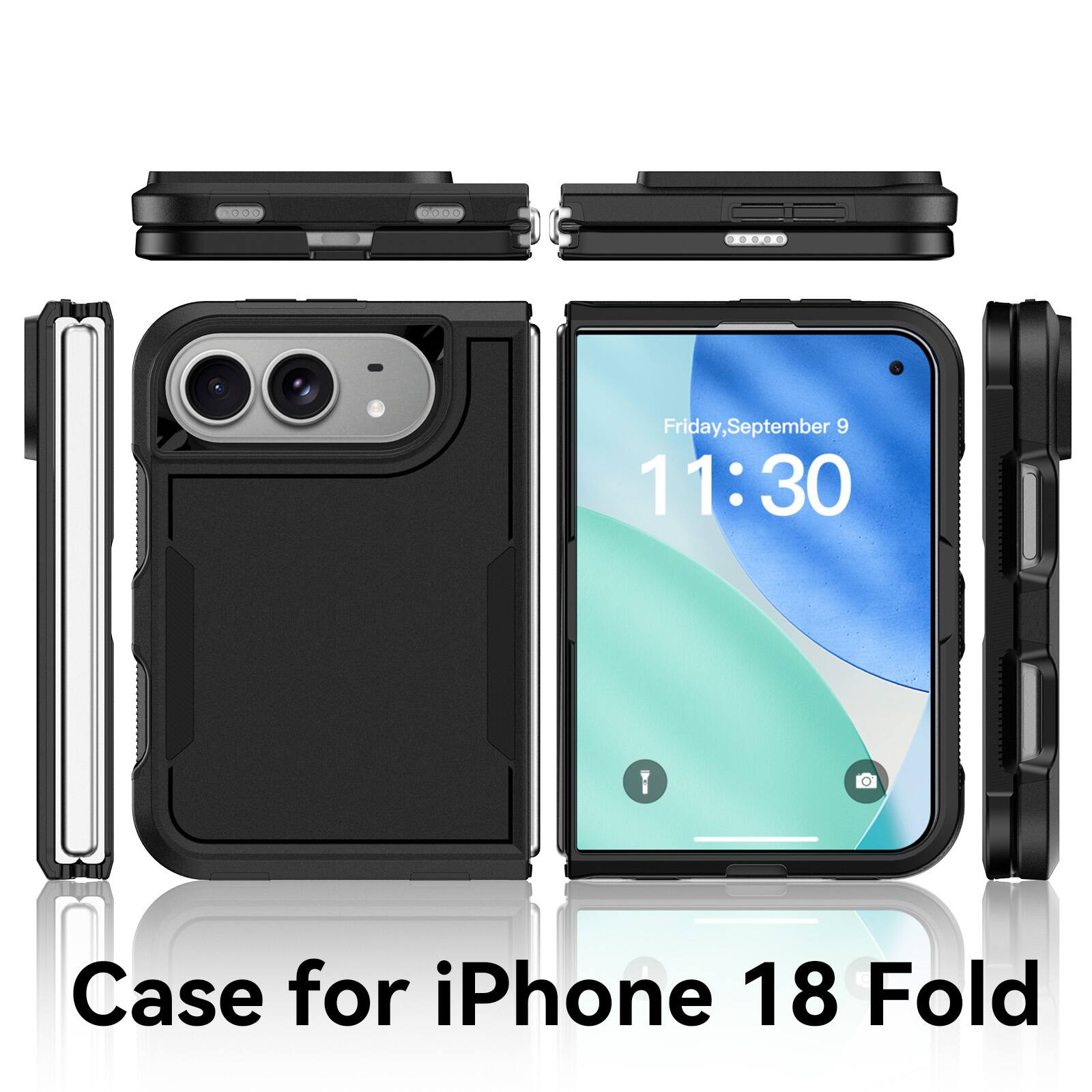 1000
0000
Friday, September 9 11:30
Case for iPhone 18 Fold