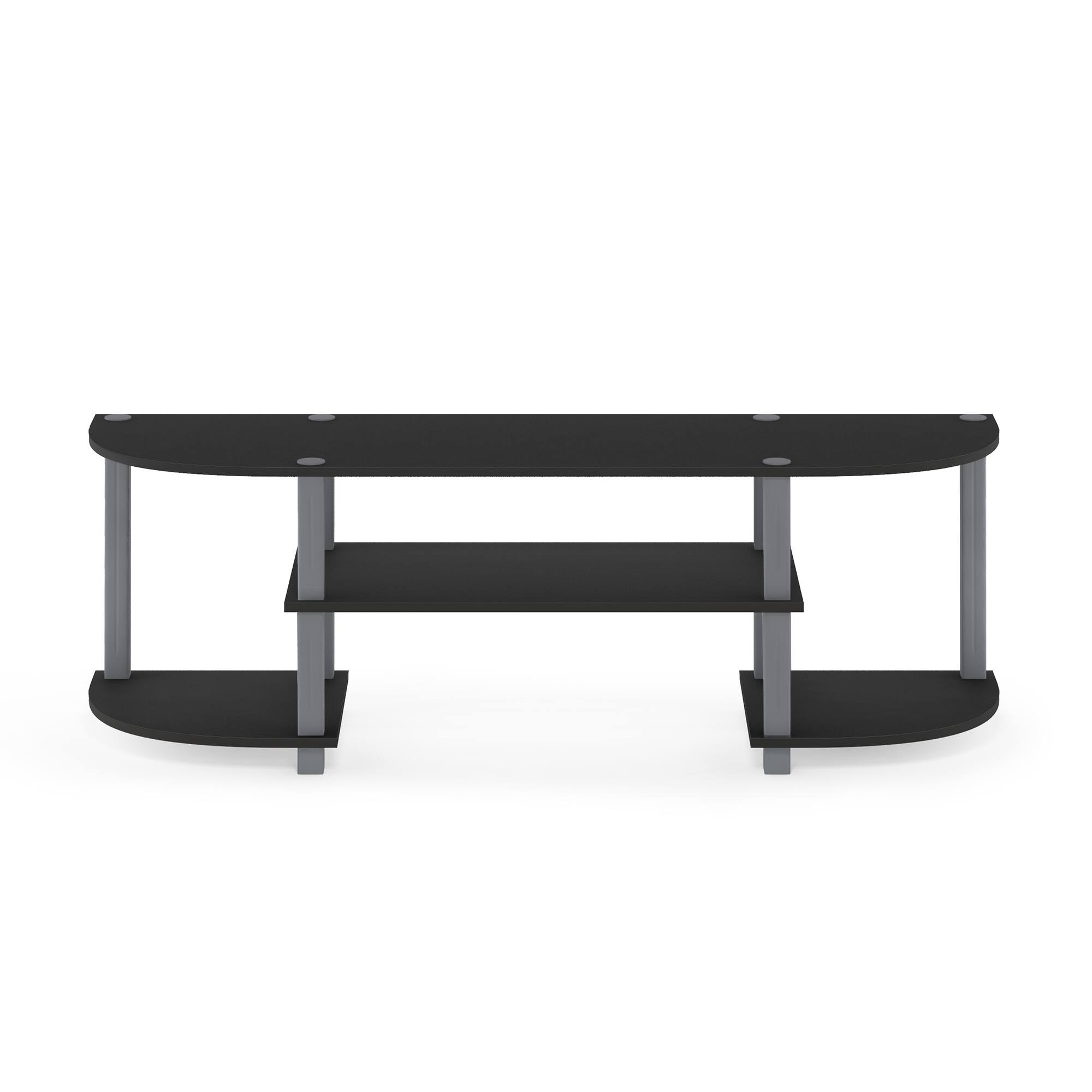 Alt View 2. Furinno - Turn-S-Tube Wide TV Entertainment Center - Black/Grey.