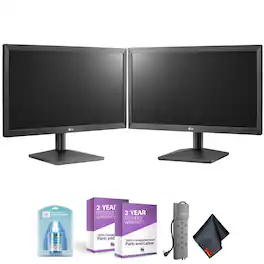 LG - 20" Class Monitor Combo (2 Pack) - Dual Monitor