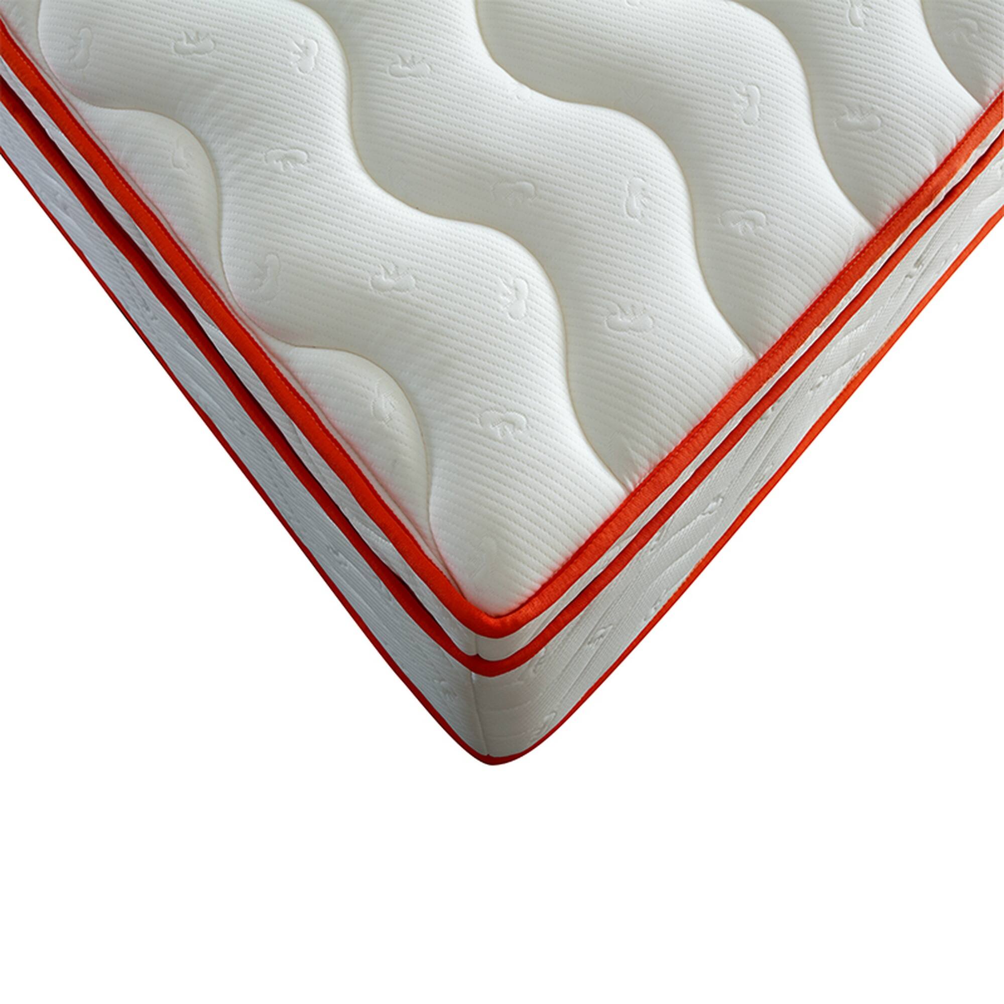 Alt View 1. Boyel Living - 10-Inch Queen Hybrid Memory Foam and Pocket Coil Mattress in a Box - White.