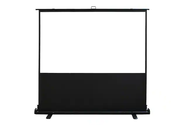 Front. Elite Screens - Elite Screens 107" ezCinema 2 Series - Black.