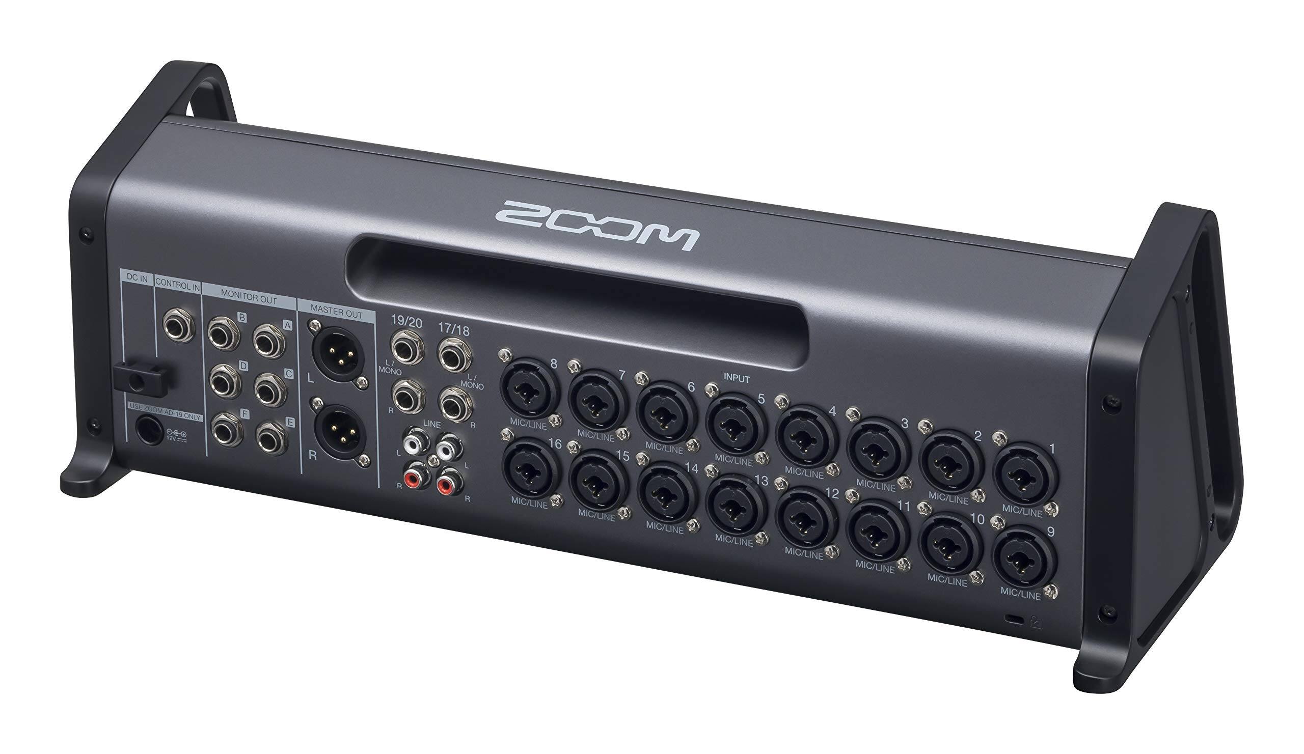 DC IN CONTROL IN  
MONITOR OUT B A  
MASTER OUT  
MOOS 19/20 17/18  
COLOMM ONLY  
R F  
2  
L R  
L/ MONO R R  
UNE  
LI MONO R L R  
8 7 INPUT 6 5 4 MIC/LINE 3 MIC/LINE 2 16 MIC/UNE 1 15 MIC/LINE 14 MIC/LINE 13 MIC/LINE 12 MIC/LINE MIC/LINE 11 MIC/LINE MIC/LINE 10 MIC/LINE 9 MIC/LINE MIC/LINE MIC/LINE MIC/LINE