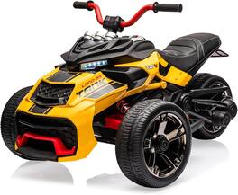 GARVEE - 12V Kids Ride-On Truck | Remote, Dual 55W Motors, 2 Speeds, EVA Tires, LED Lights & Music/Story Player