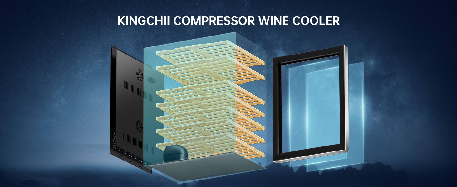 KINGCHII COMPRESSOR WINE COOLER