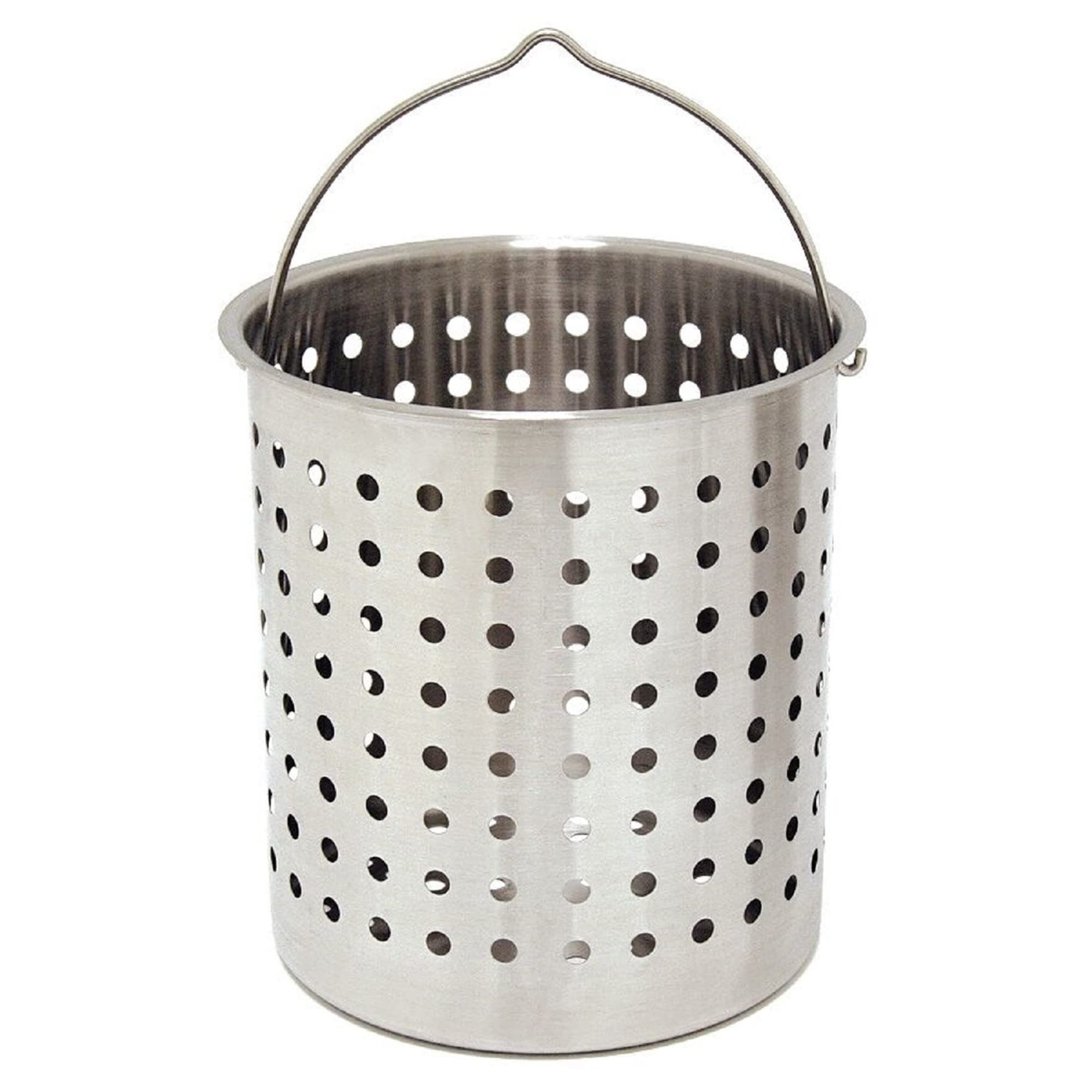 Front. General Store - Bayou Classic B300 Perforated Steam, Boil, Fry Accessory Basket. Fits 30-Quart Bayou Classic Turkey Fryers.