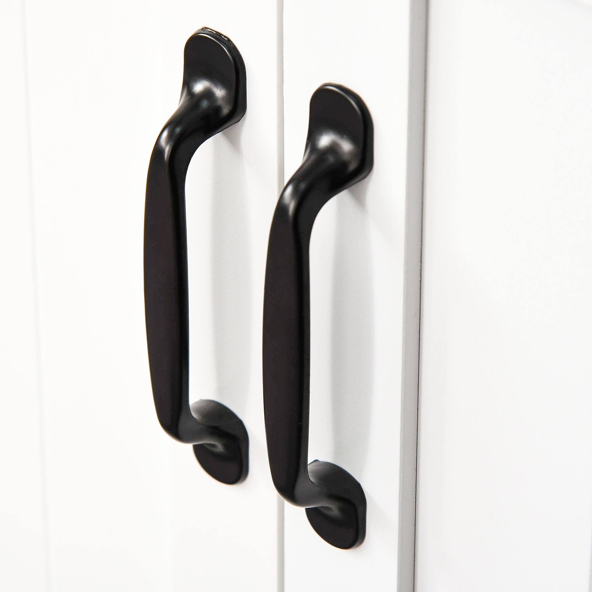 Alt View 8. Homcom - Kitchen Hutch, 70" Pantry Cabinet with Glass Framed Door, Storage Cabinet with Adjustable Shelves and Microwave Space - white.