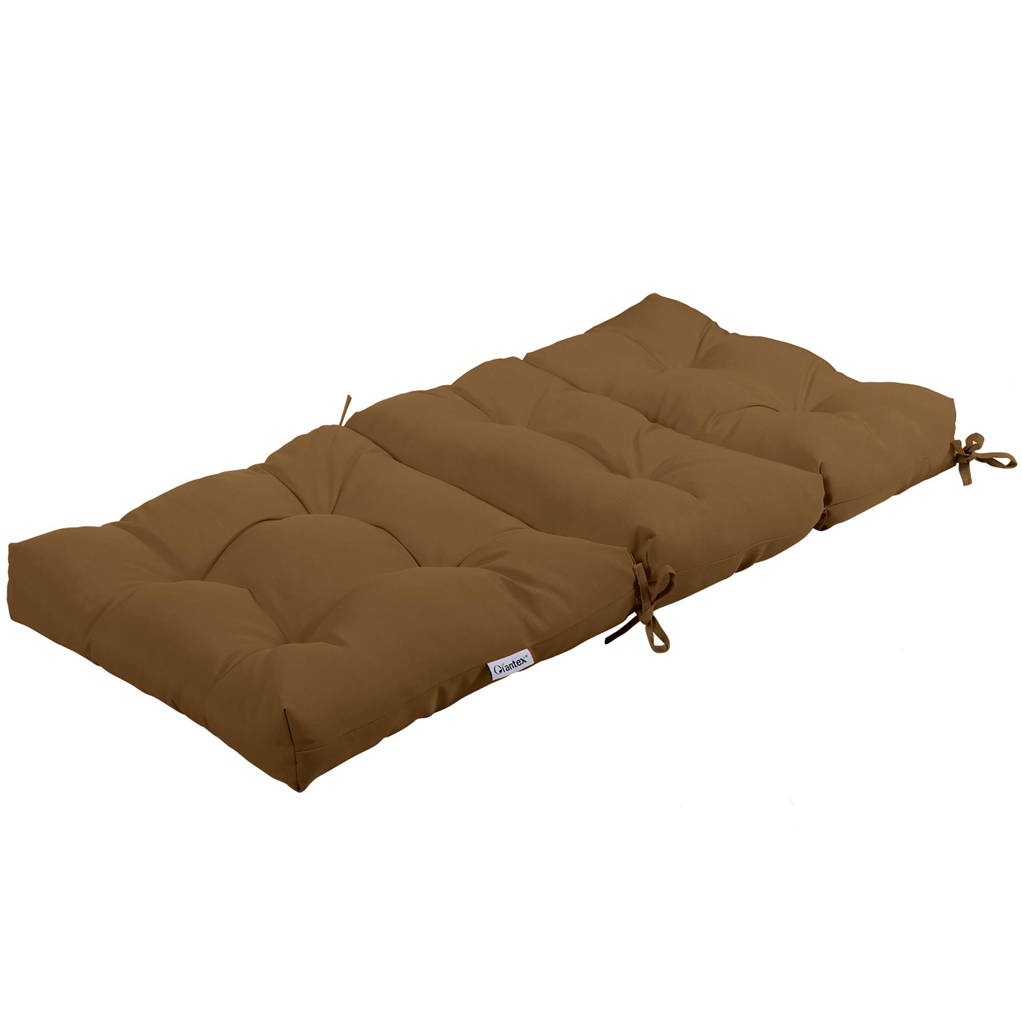 Alt View 7. Costway - Costway 22" x44"  Indoor Outdoor  Back Chair Cushion Tufted Pillow Patio Seating Pad - Brown.