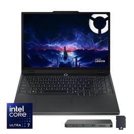 Lenovo - Legion Pro 5 16" Gaming Laptop,Ultra 7 255HX,GeForce RTX 5060,32GB DDR5,2TB SSD+1TB Dock Set,Win 11 Pro - Black