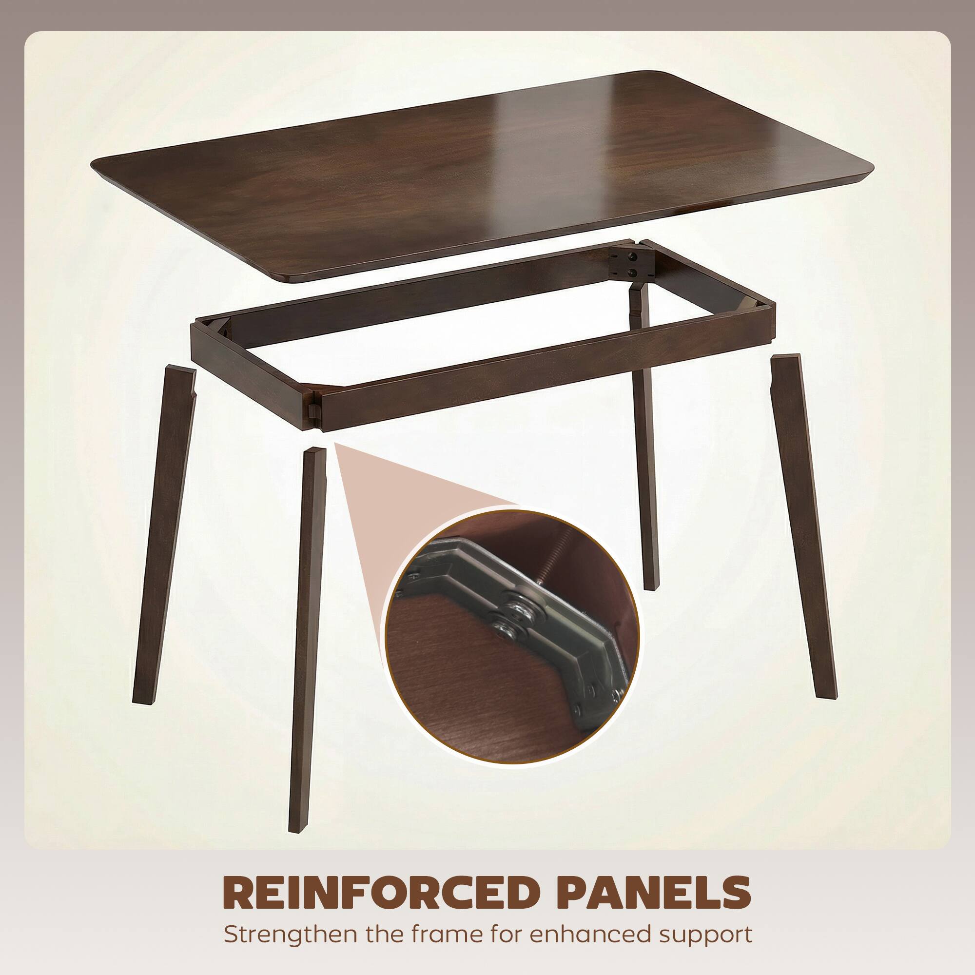 REINFORCED PANELS  
Strengthen the frame for enhanced support