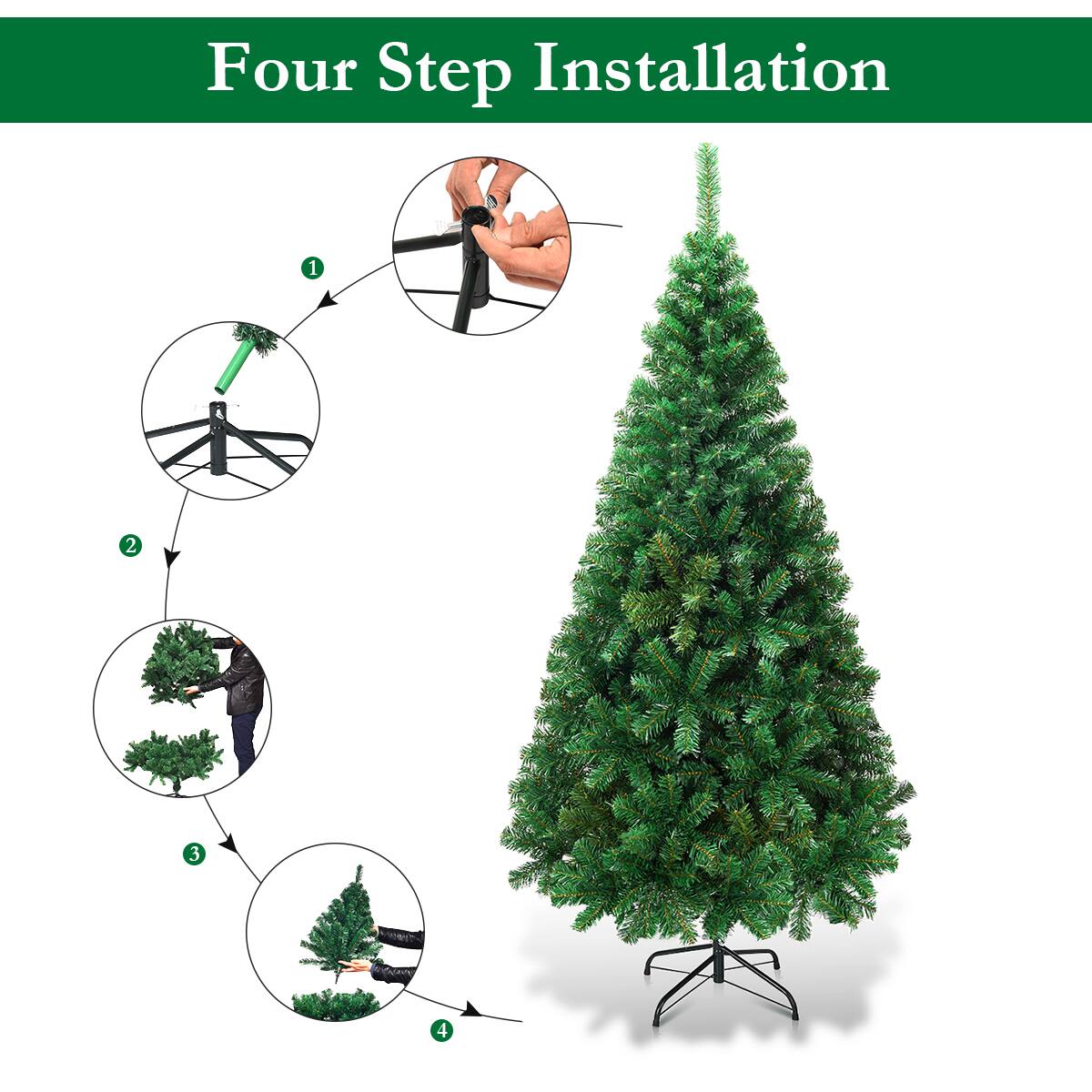 Four Step Installation: 1. 2. 3. 4.